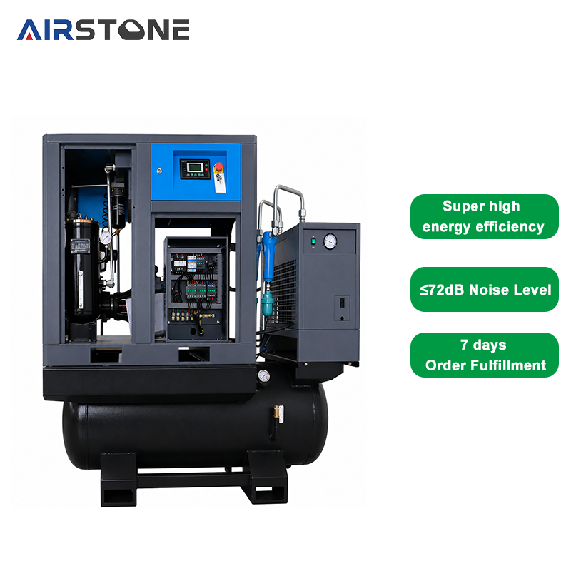 Air Compressor Portable - 15KW 20HP Portable Industrial Screw Air