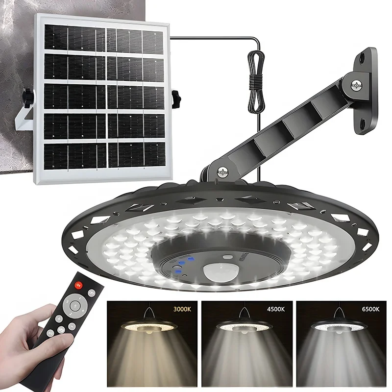Outdoor Power For Gazebo - Motion Sensor Solar Pendant Light, Solar