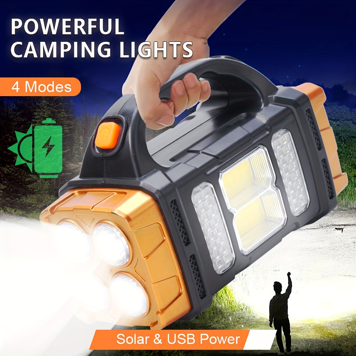 Outdoor Power Reno - New Upgrade Rechargeable High Power Solar