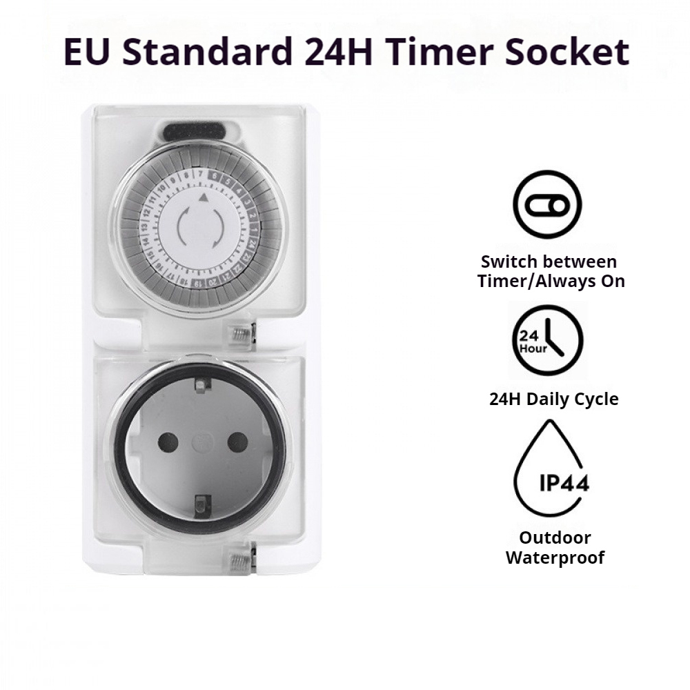 AC250V 16A 3680W Timer Socket  - Outdoor Power With Timer review and price