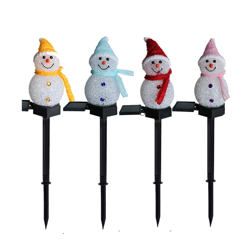 LED Snowman Solar Garden Light - Outdoor Yard Power Stake review and price