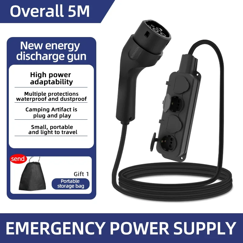 Portable 16A 4KW Electric Car  - Outdoor Power Plug In review and price