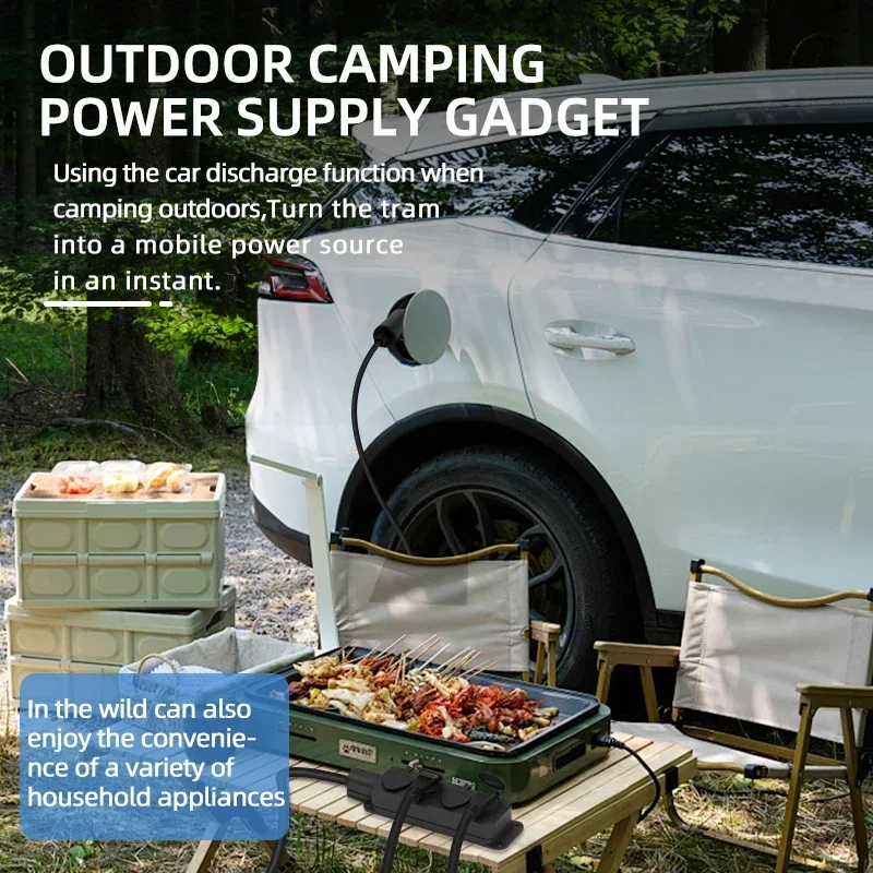 Portable 16A 4KW Electric Car  - Outdoor Power Plug In review and price