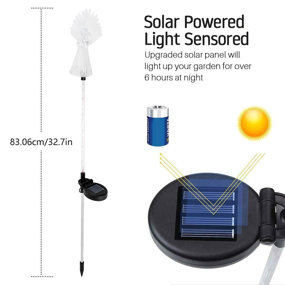 Solar Angel Stake Lights Solar - Outdoor Yard Power Stake review and price