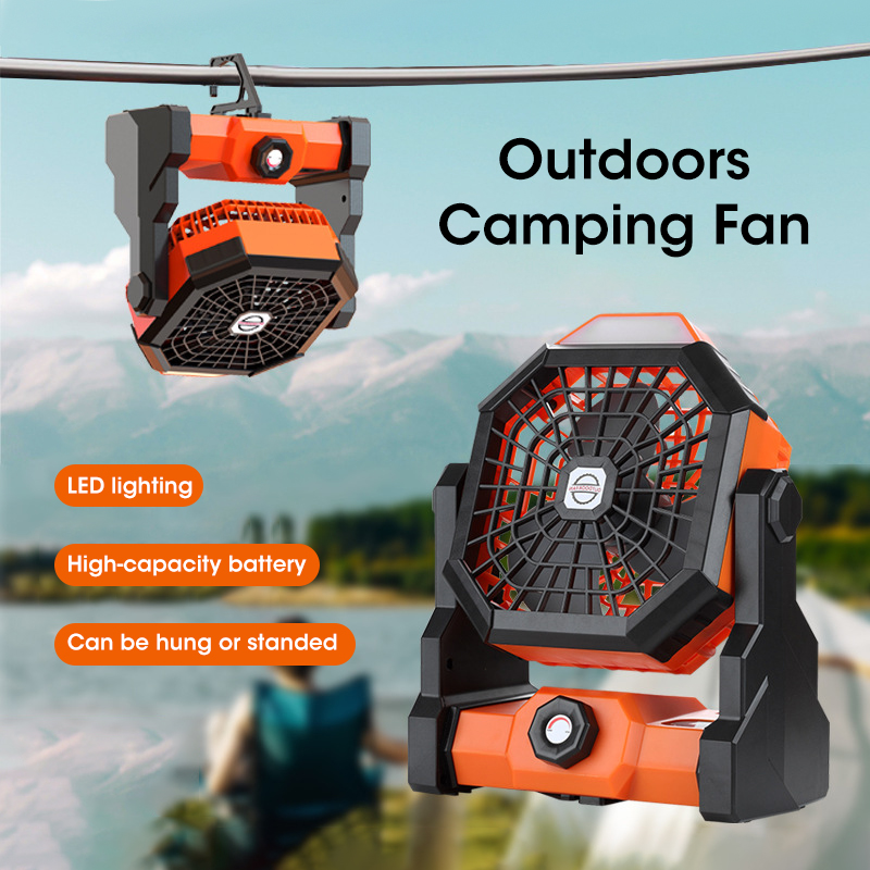 10000mAh Camping Fan with LED  - Outdoor Power Reno review and price