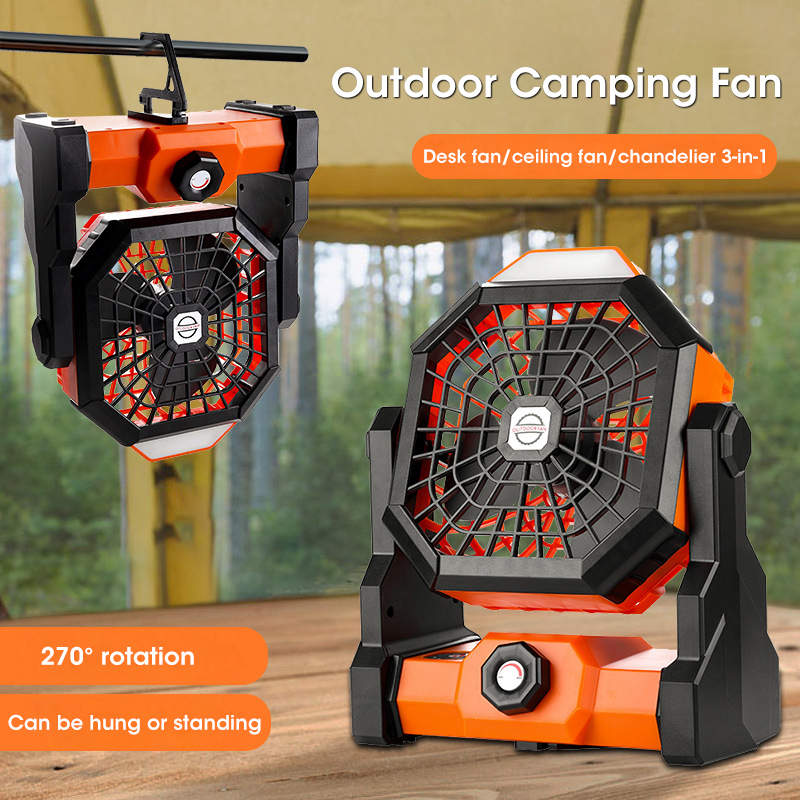 10000mAh Camping Fan with LED  - Outdoor Power Reno review and price