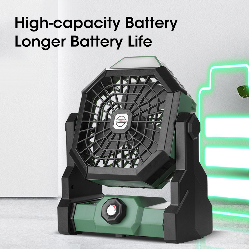 10000mAh Camping Fan with LED  - Outdoor Power Reno review and price