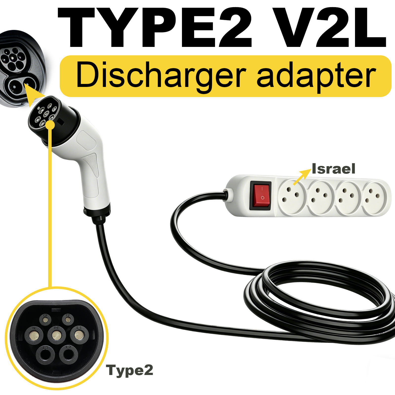 Type2 V2L Discharge Adapter Is - Outdoor Power Station review and price