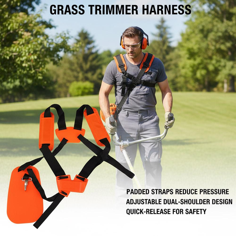 Double Shoulder Strap Lawn Mow - Brush Cutter Strap review and price