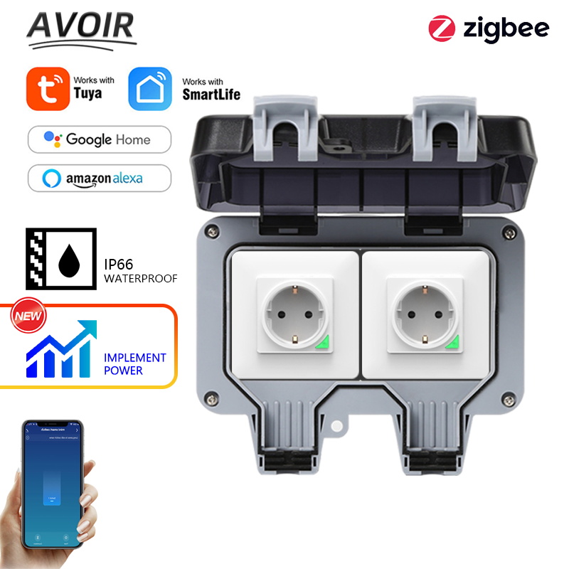 Avoir Tuya Zigbee Electrical S - Outdoor Power With Timer review and price