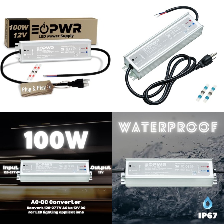 LED Driver Waterproof IP67 Pow - Outdoor Power Plug In review and price