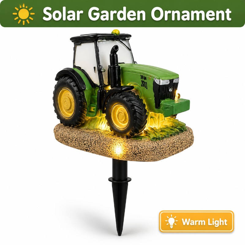 Solar Tractor Garden Stake Lig - Outdoor Yard Power Stake review and price