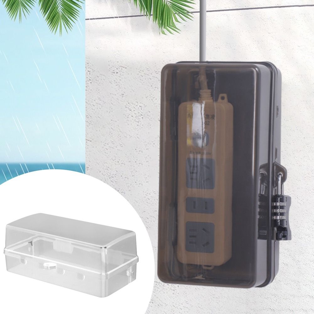 Portable Plastic Plug Box Anti - Outdoor Power Strip review and price