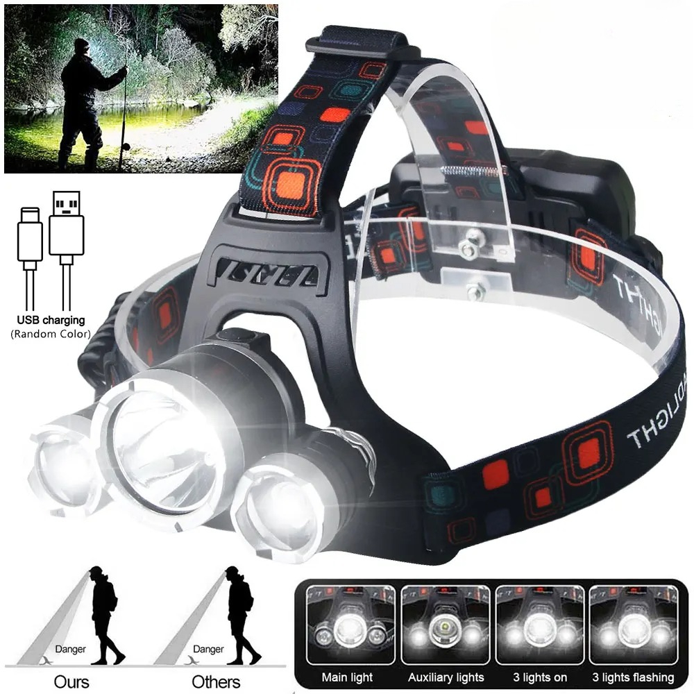High Power LED Headlamp 18650  - Outdoor Power Reno review and price